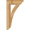 Ekena Millwork Thorton Slat Rough Sawn Bracket, Western Red Cedar, 4"W x 16"D x 28"H BKT04X16X28THR06RWR - alternate 4